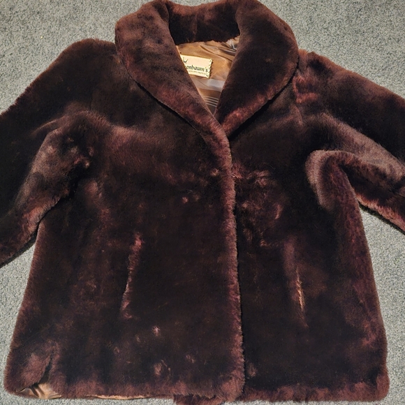 Jackets & Blazers - Vintage 1950s Rosenbaun's Mouton Brown Fur (Pre-Owned)
